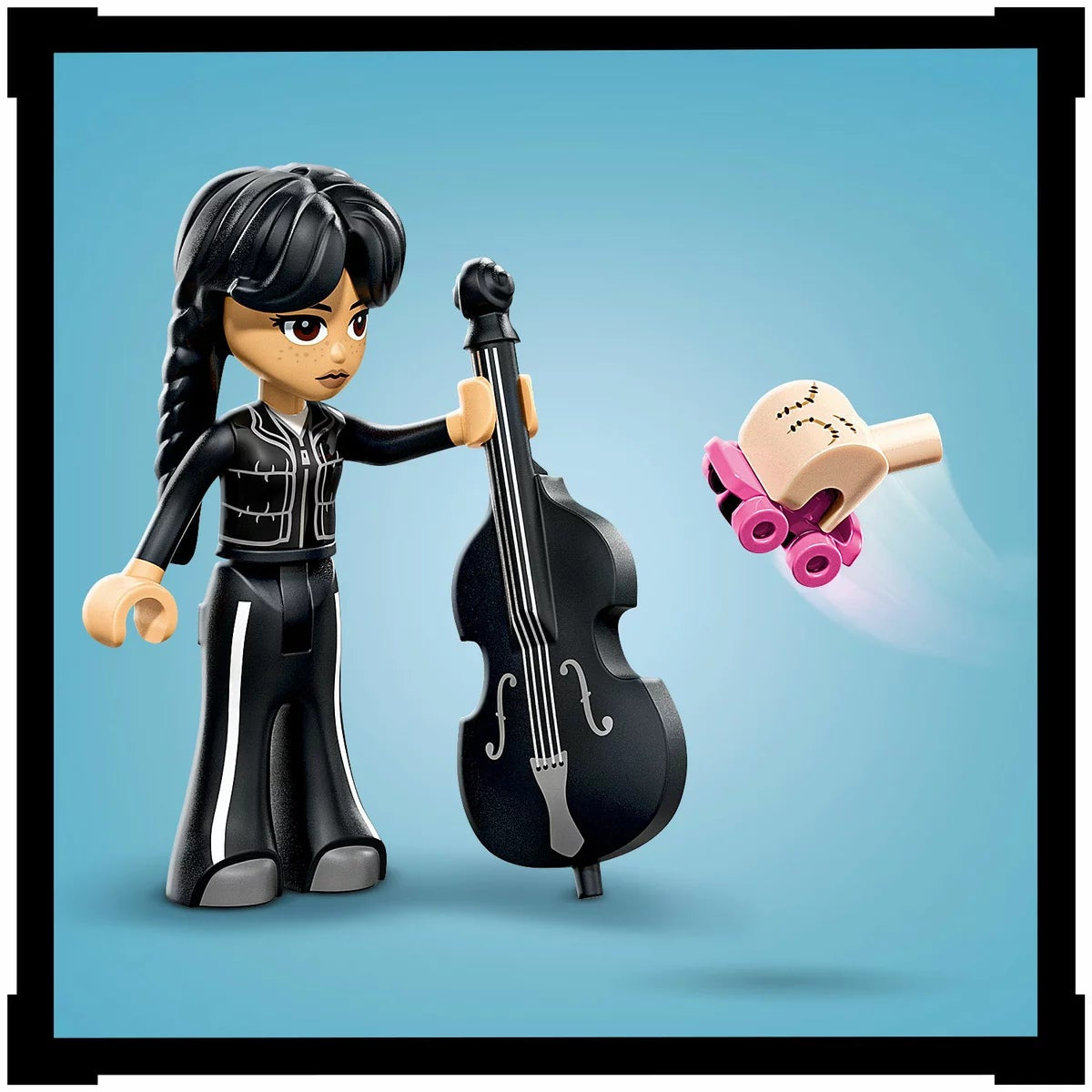 LEGO Wednesday Addams Backpack 76787 Building Toy Set with Thing 401 Pieces
