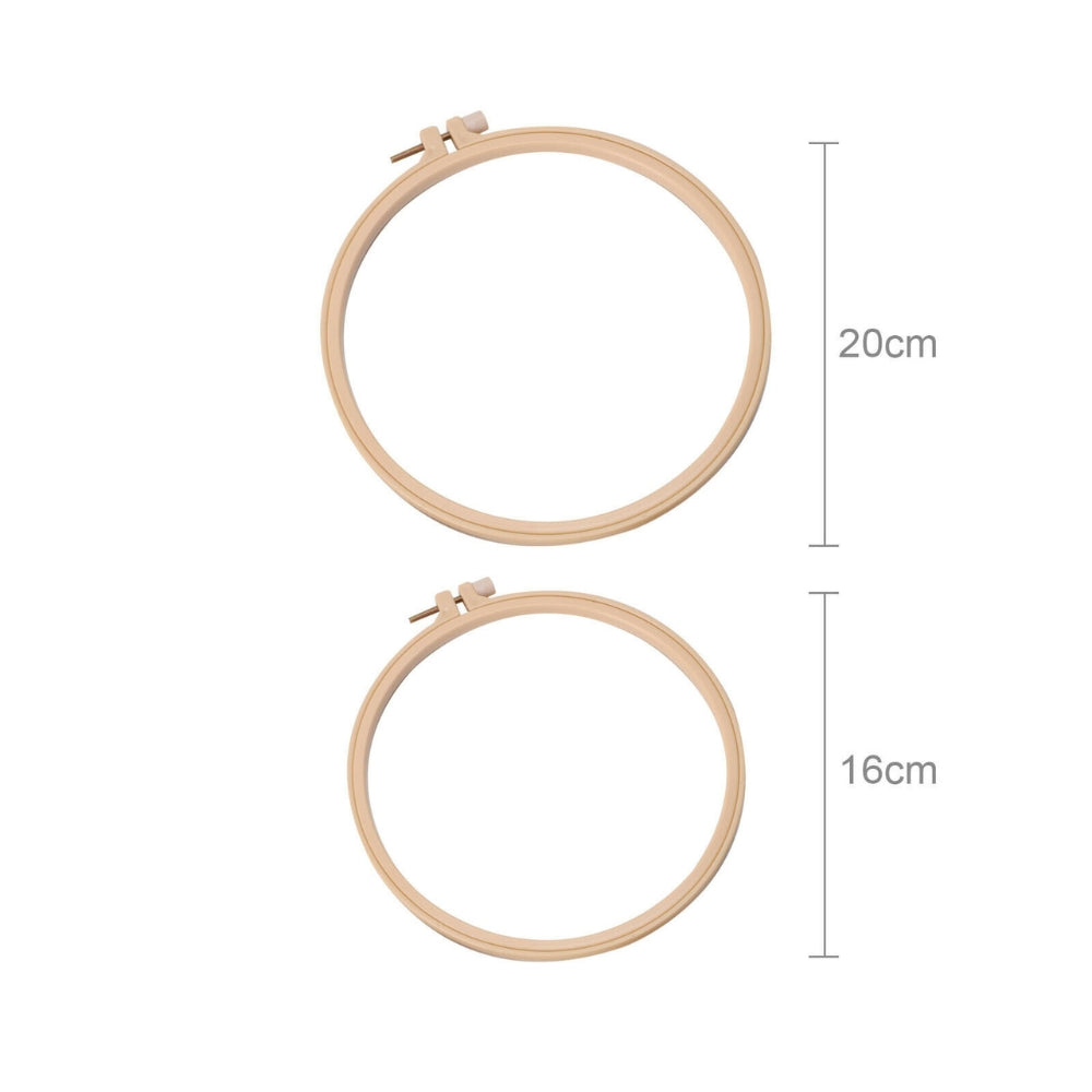 Embroidery Beginners DIY Cross Stitch Kits Pre Printed Floral Pattern With Hoop