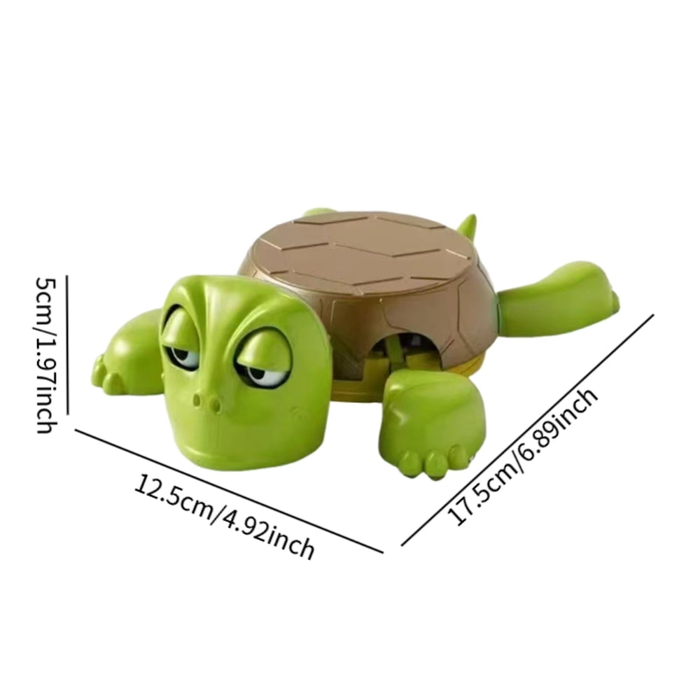 Quirky Panicked Turtle Ornament Cup Pad Mug Holder With Funny Expression