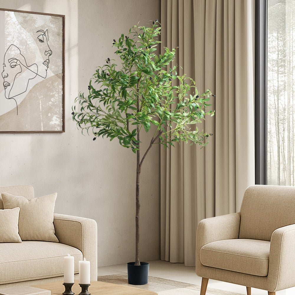 180cm Lifelike Artificial Olive Tree Faux Potted Plant