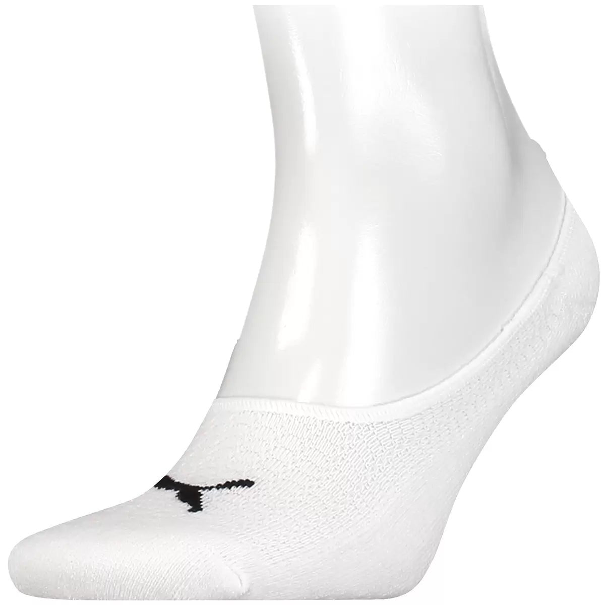PUMA Mens Liner Socks 6 Pair Pack White Low Cut Size US 13-15