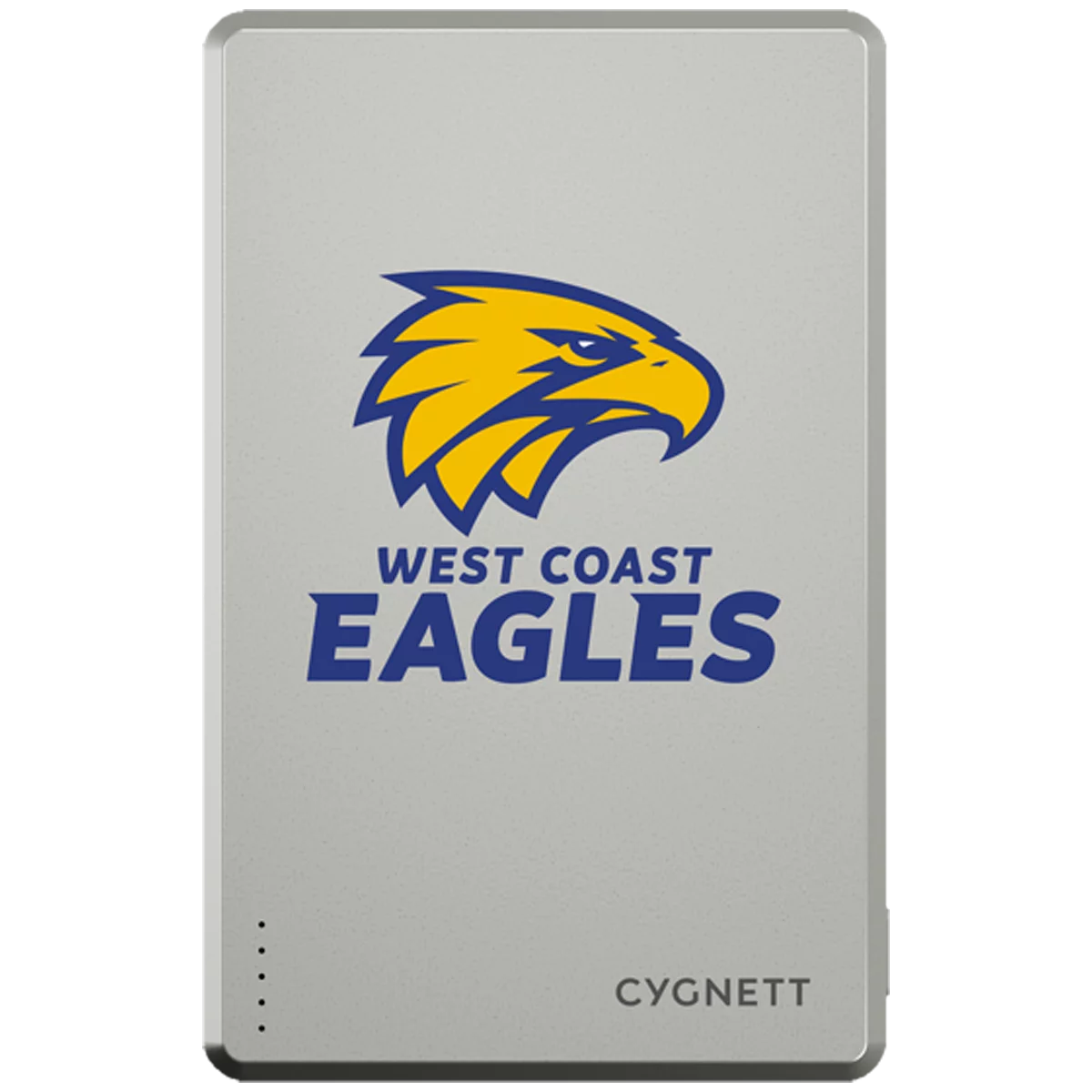 Cygnett 5K Slim Mag Magnetic Wireless Power Bank 5000mAh West Coast Eagles