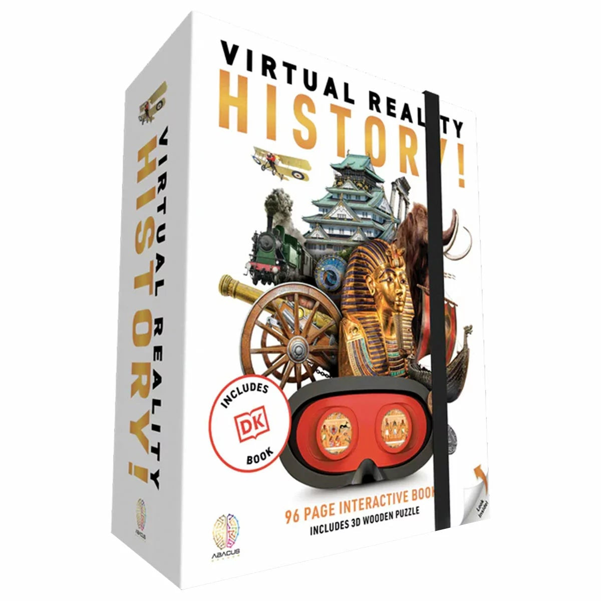 Abacus Virtual Reality History Gift Set DK Book VR Goggles 3D Puzzle