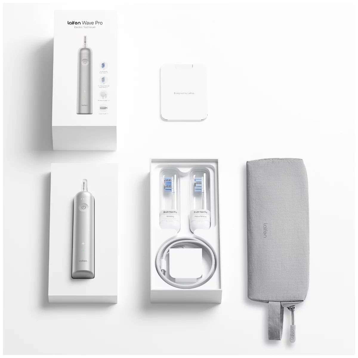 Laifen Wave Pro Sonic Toothbrush Aluminium Alloy Bluetooth App 70 Day
