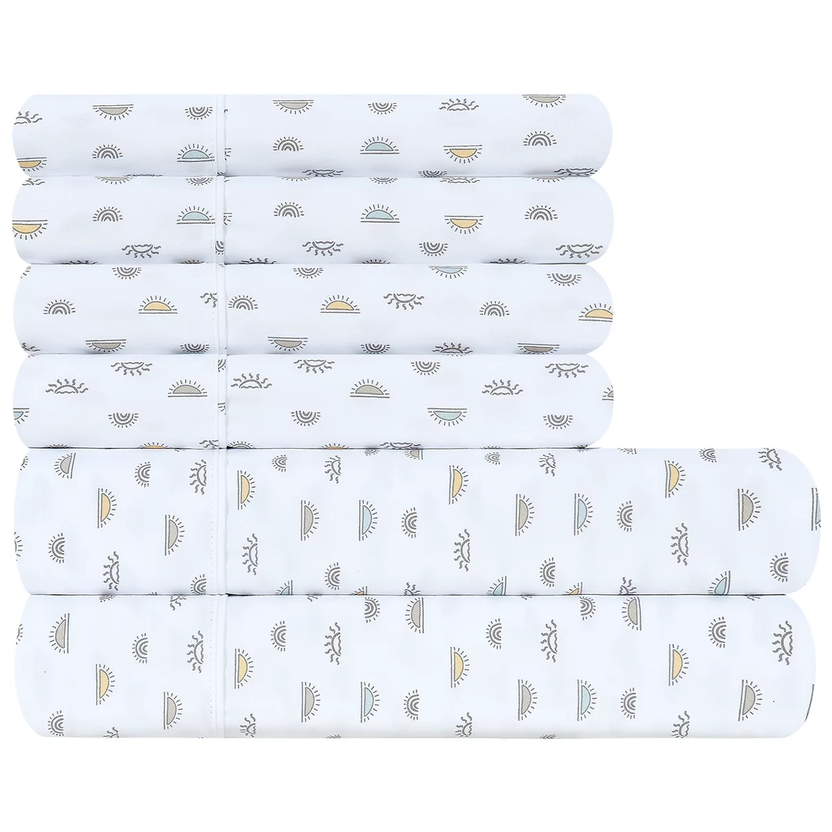 South Point Home Fashions Poly Flannel Sheet Set 6 Piece King Super Sun