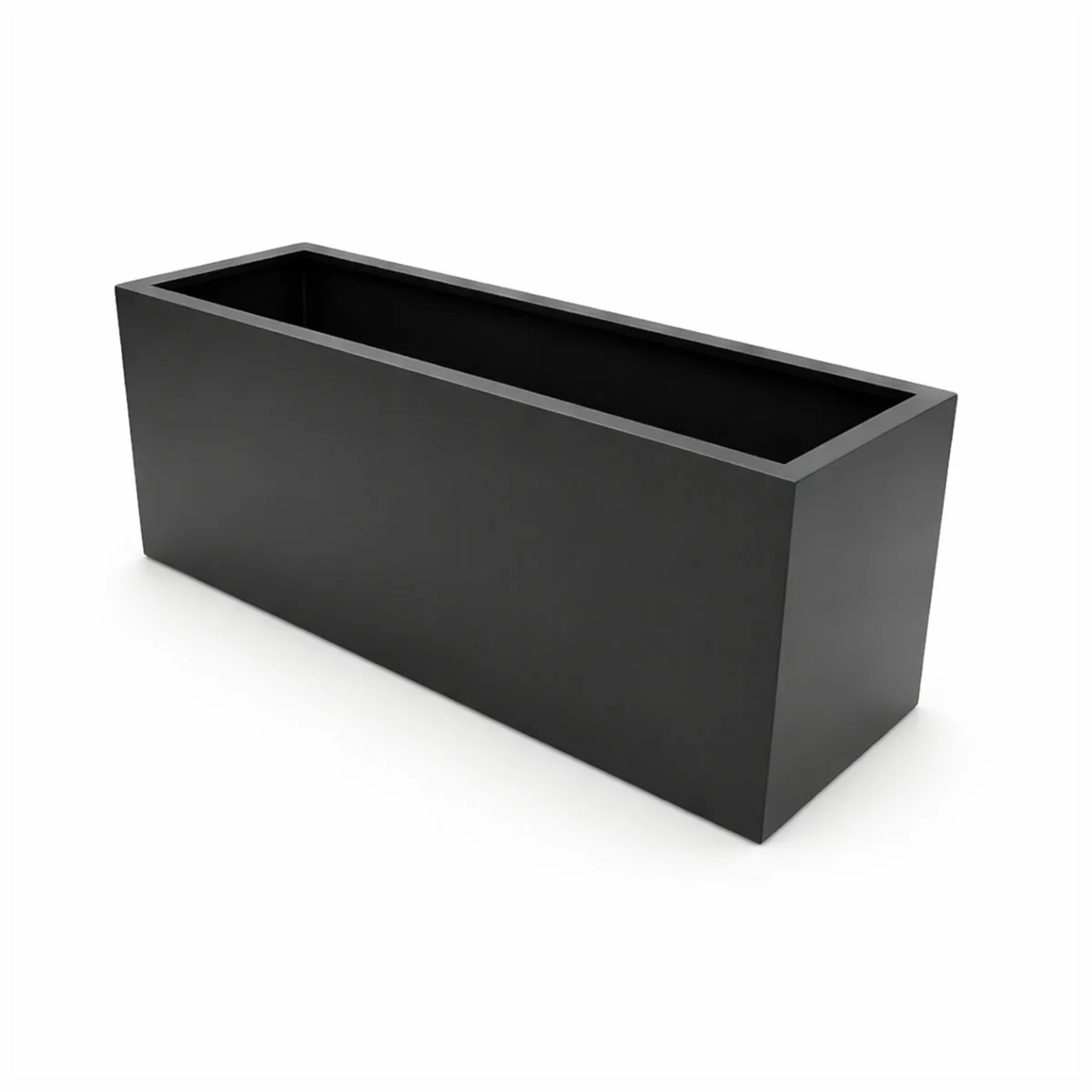 Greenlife Designer Planter Box 900x400x500mm Charcoal Steel Garden Planter
