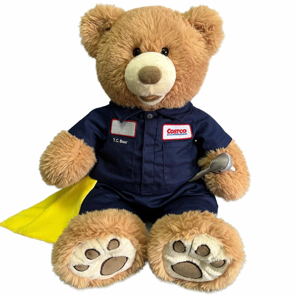 25 Inch Construction Teddy Bear Plush Soft Toy 63cm Cuddly Stuffed Animal Gift