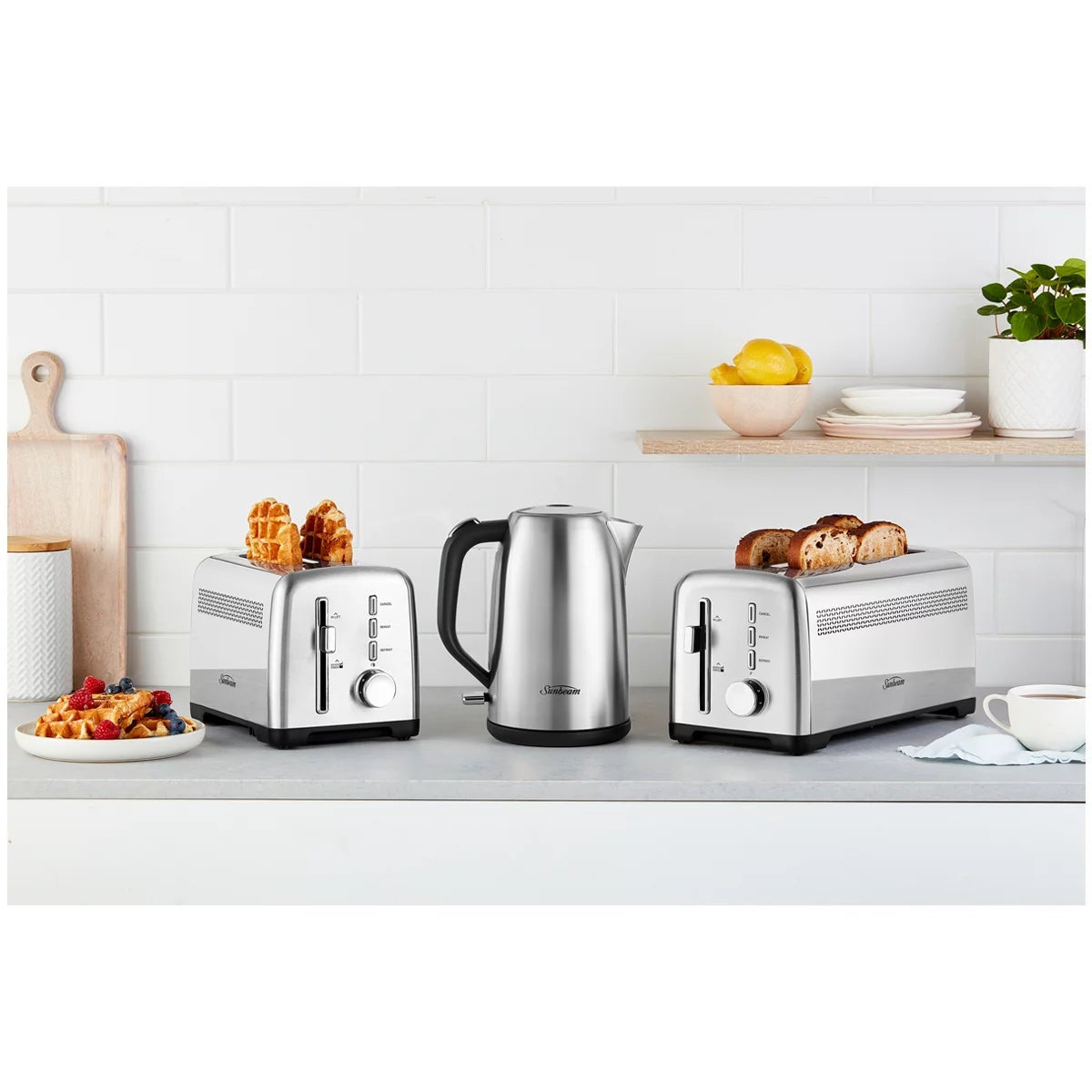 Sunbeam Fresh Start 2-Slice Toaster Stainless Steel W/ 9 Browning Settings 950W