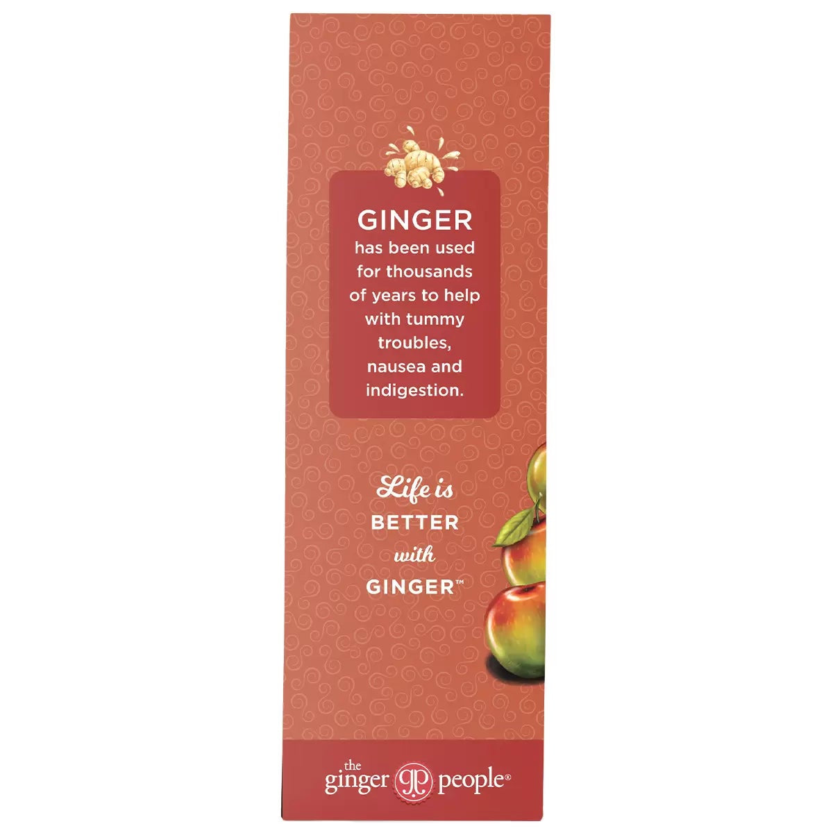 GIN GINS Spicy Apple Ginger Chews 500g The Ginger People Vegan Gluten Free
