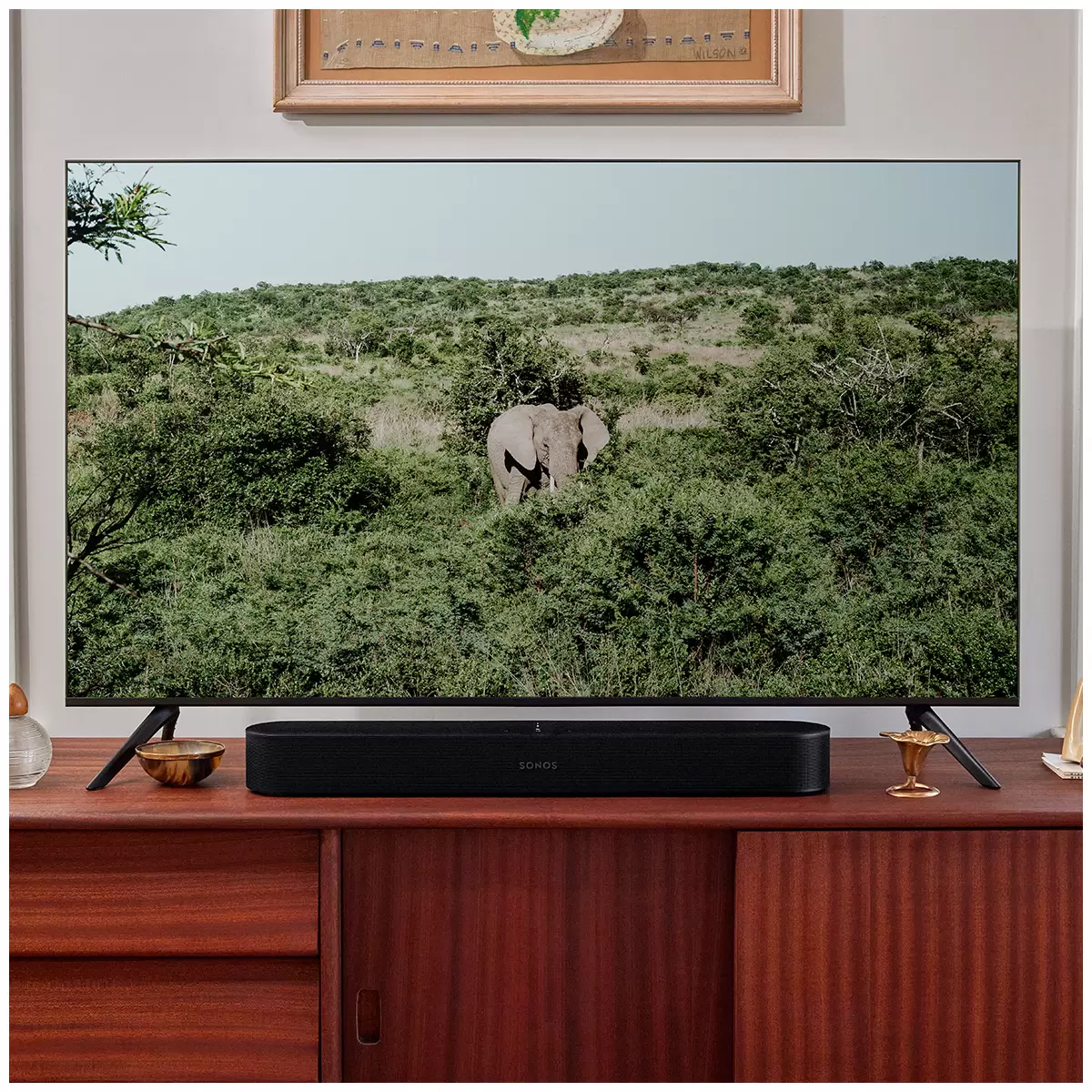 Sonos Beam Gen 2 Smart Soundbar Black Dolby Atmos Voice Control Home Theatre