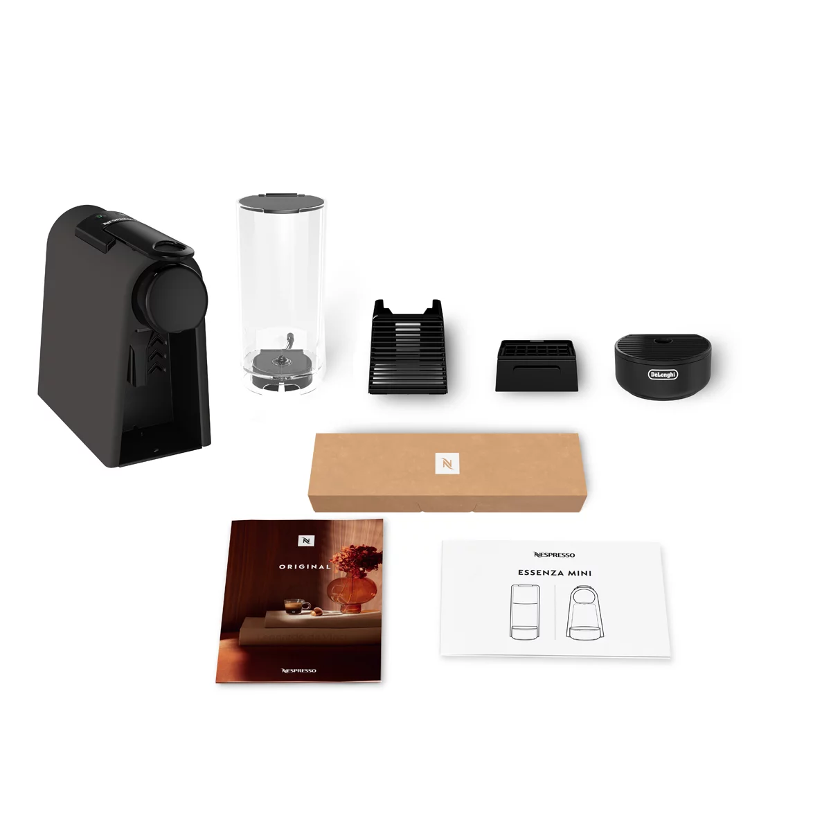 DeLonghi Nespresso Essenza Mini EN85BKMT Coffee Machine Black 19 Bar Capsule
