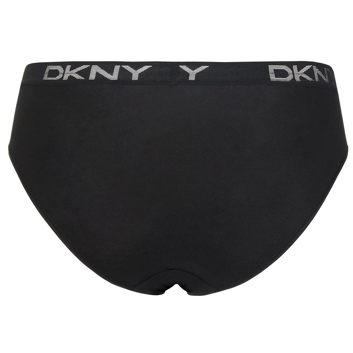 DKNY Women's Bikini Brief 4 Pack Black Medium Cotton Stretch Underwear