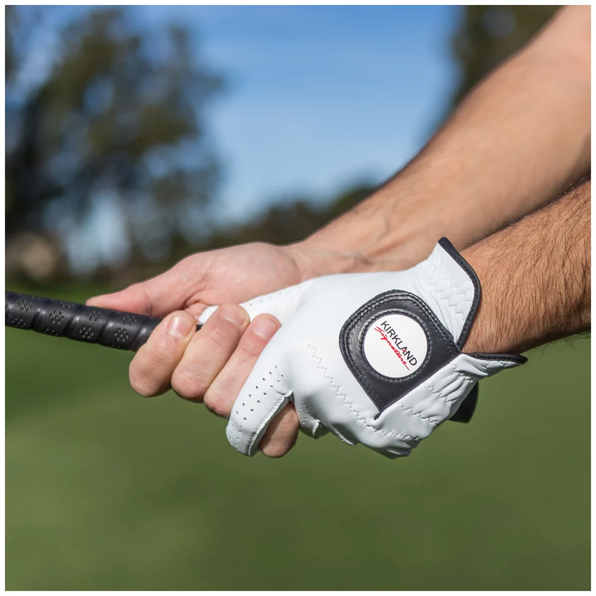 Kirkland Signature Golf Glove Medium Right Handed 4 Pack White Leather