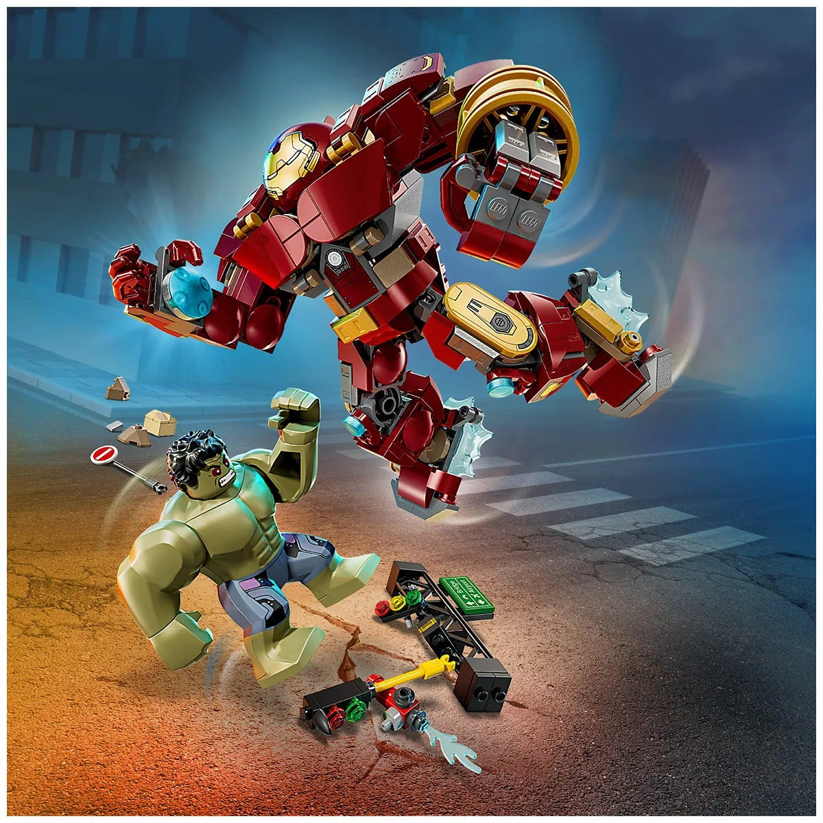 LEGO Marvel Hulkbuster vs Hulk 76343 Avengers Building Set 413pc