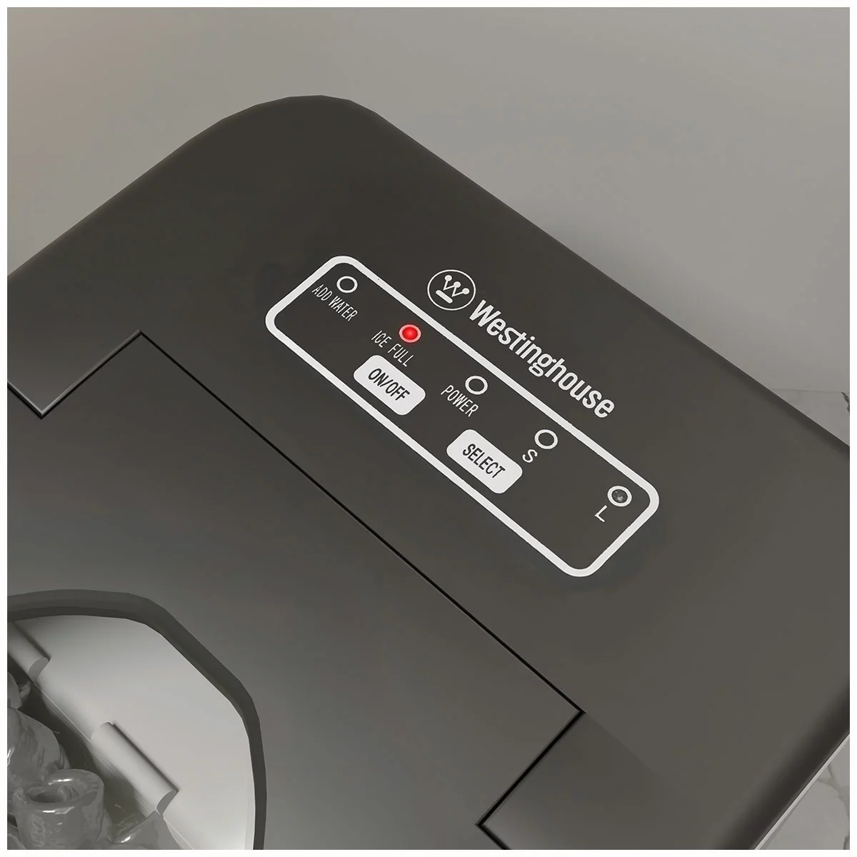 Westinghouse 1.3L Portable Ice Maker WHIM01SS Produce Capacity 12kg Daily