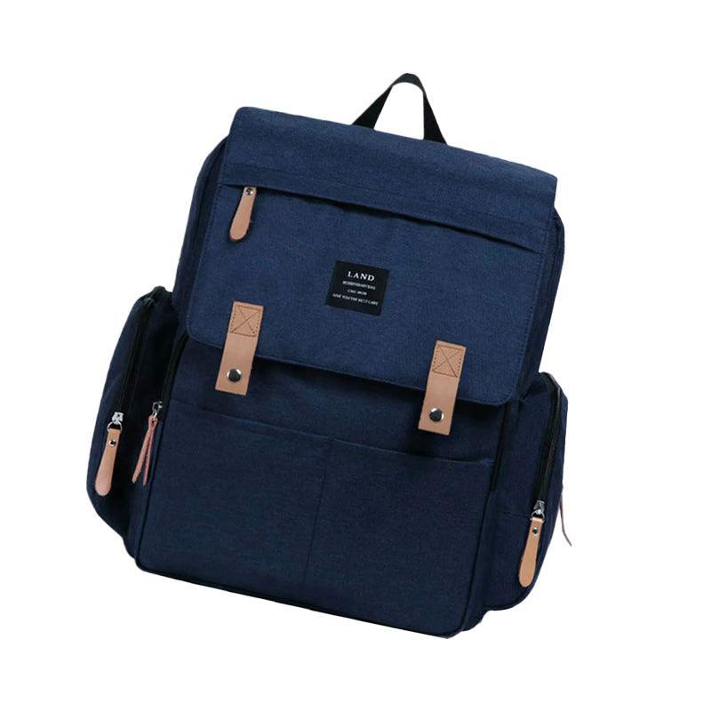 Multifunctional Diaper Backpack Changing Bag Nappy Mummy Travel Organiser - Beige Grey