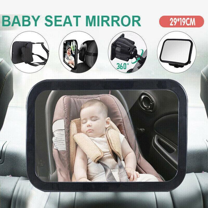 Car Rear Facing Mirror for Little Ones Travel Use Back View Organizer