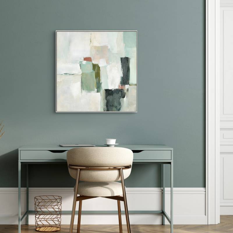 Infinite Green Abstract Artwork 80cm