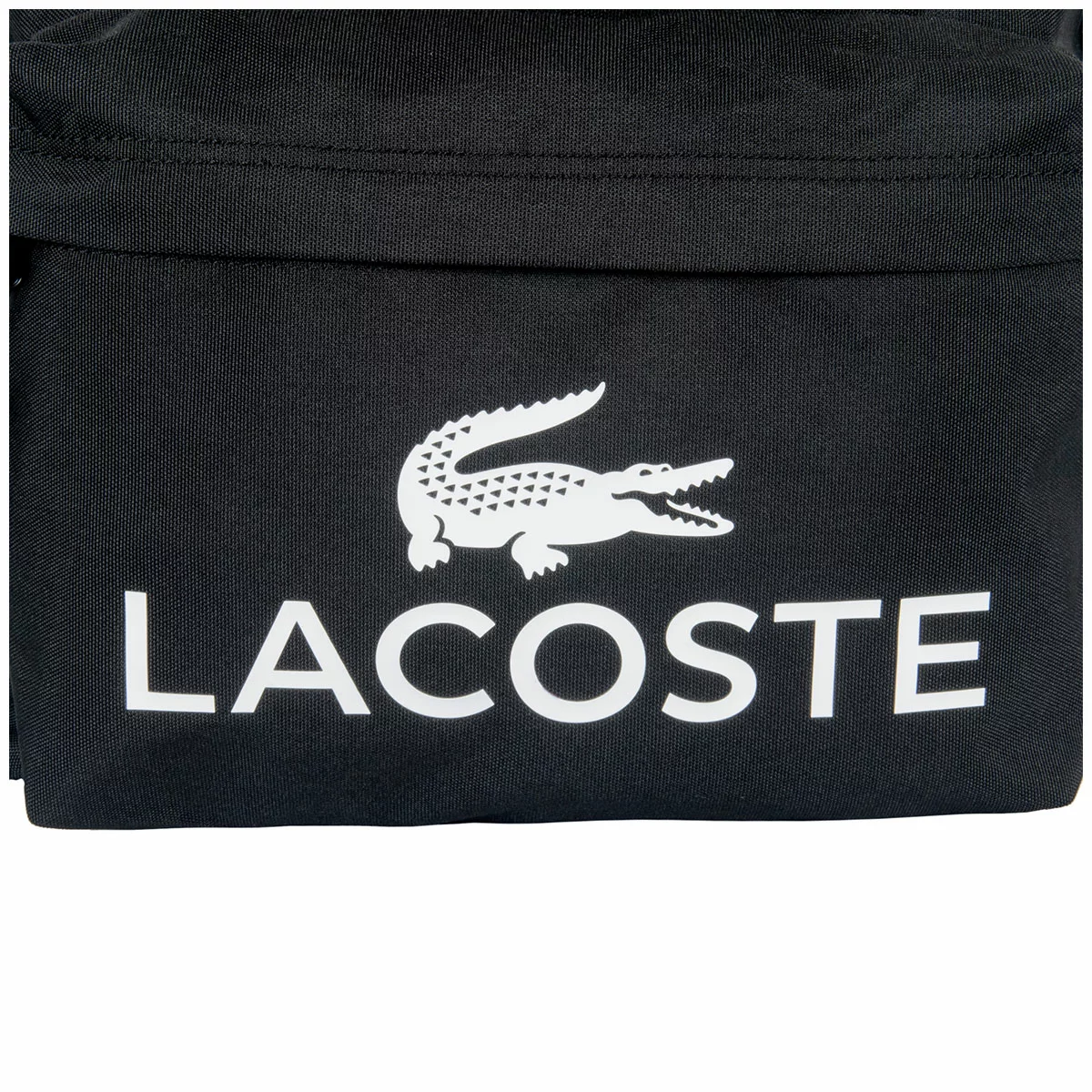 Lacoste Big Logo Black Backpack Premium Unisex Laptop Travel School Bag Durable
