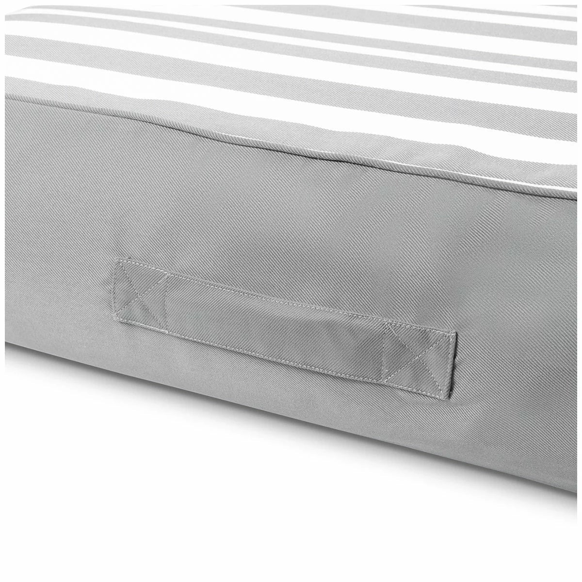 Spire Paradisus Inflatable Pool Lounge Grey Stripe Olefin 200kg Capacity