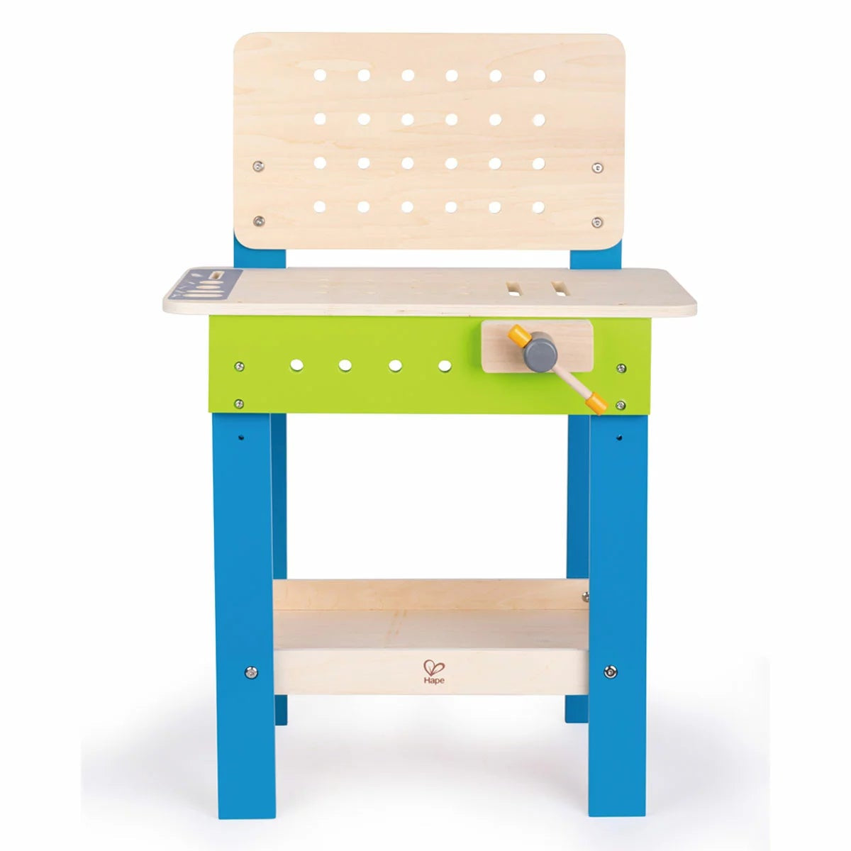 Hape Wooden Kids Workbench 35pc Tool Set Hammer Saw Screwdriver 3+ Years
