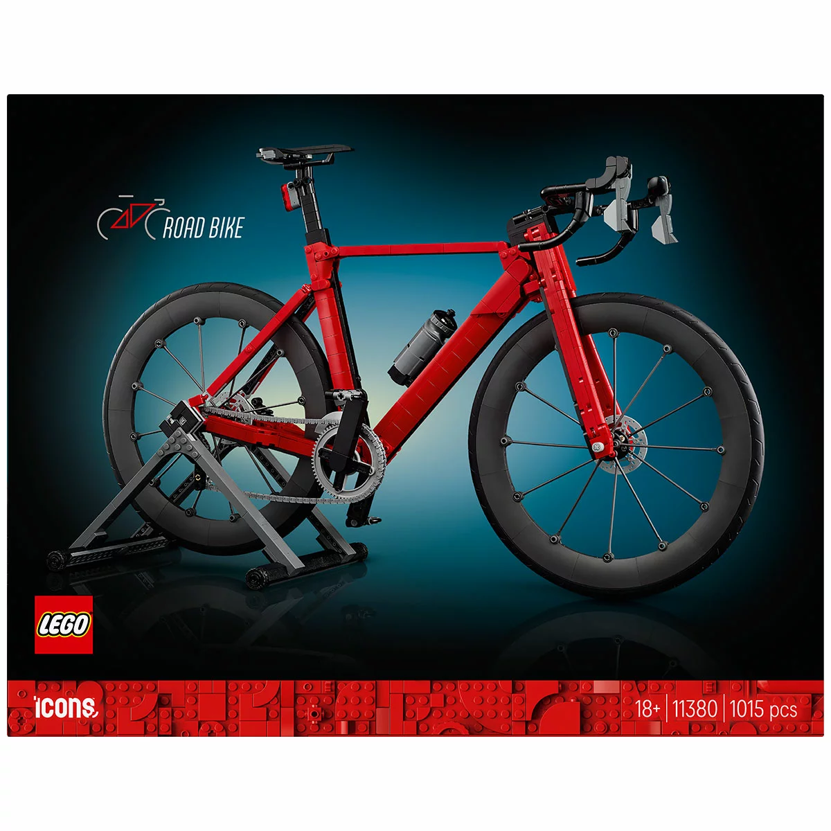 LEGO Icons Road Bike 11380 Building Set 1015 Pieces Adult Display Model