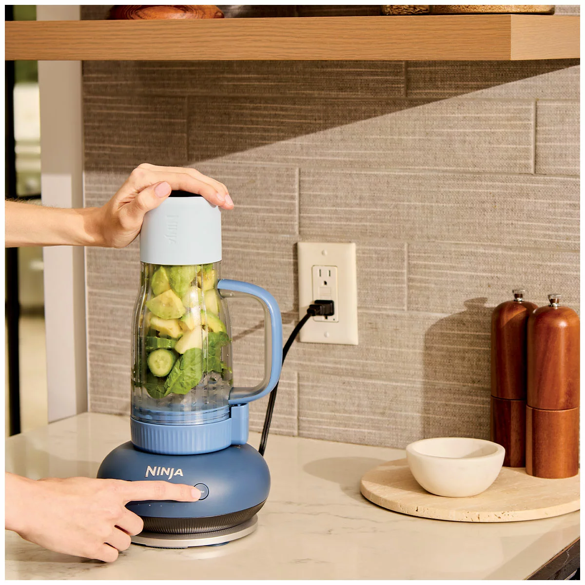 Ninja BlendBOSS Personal Blender DB351BL3 Smoothie Maker with Tumbler Cups