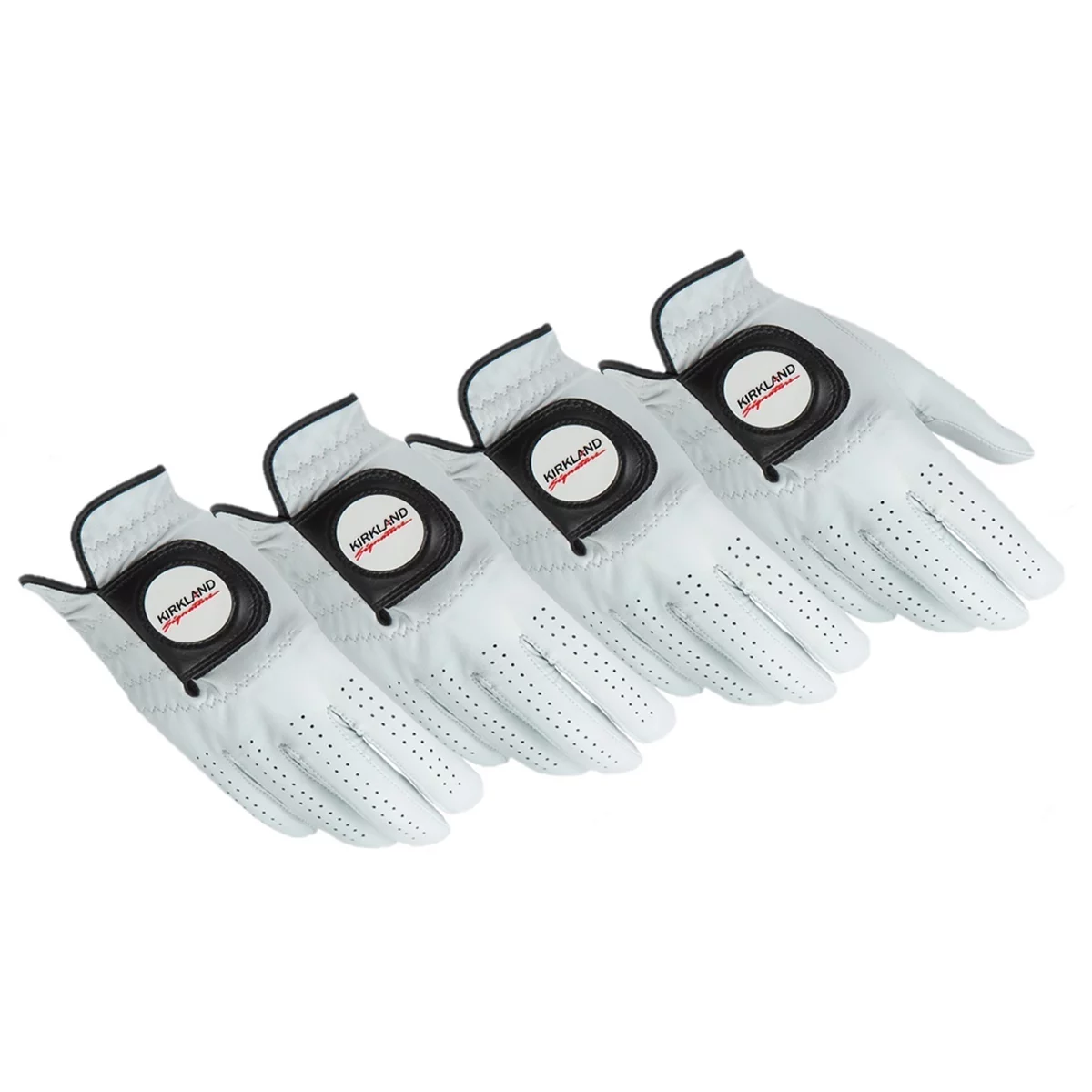 Kirkland Signature Golf Gloves Left Hand Medium Large 4 Pk Soft Cabretta Leather