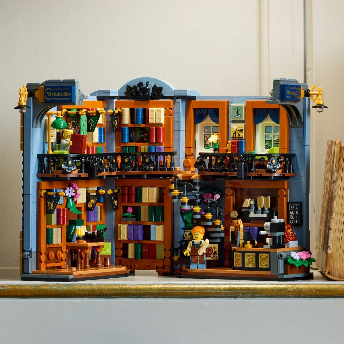 LEGO Icons Bookshop Book Nook 11379 Building Set 1690 Pieces Adults 18+