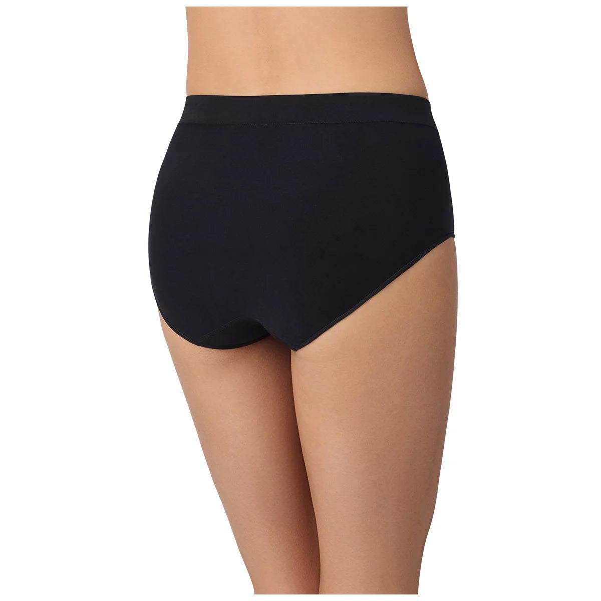 Carole Hochman Womens Seamless Briefs 5 Pack Small Black Nude Full Coverage