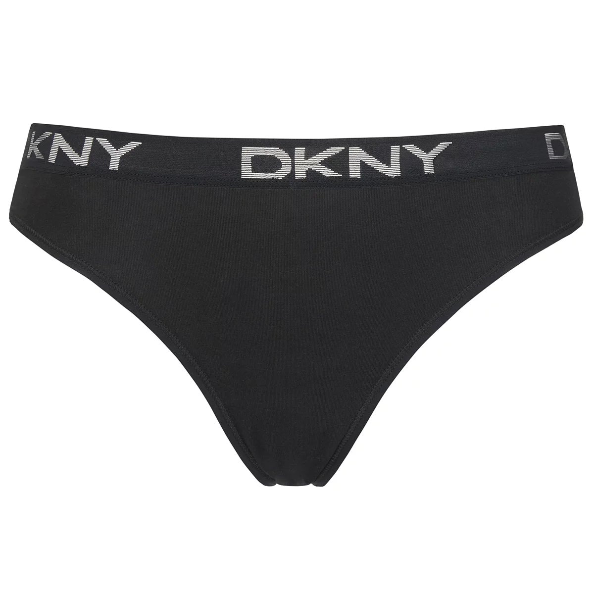 DKNY Women's Bikini Brief 4 Pack White Black XL Soft Stretch Cotton