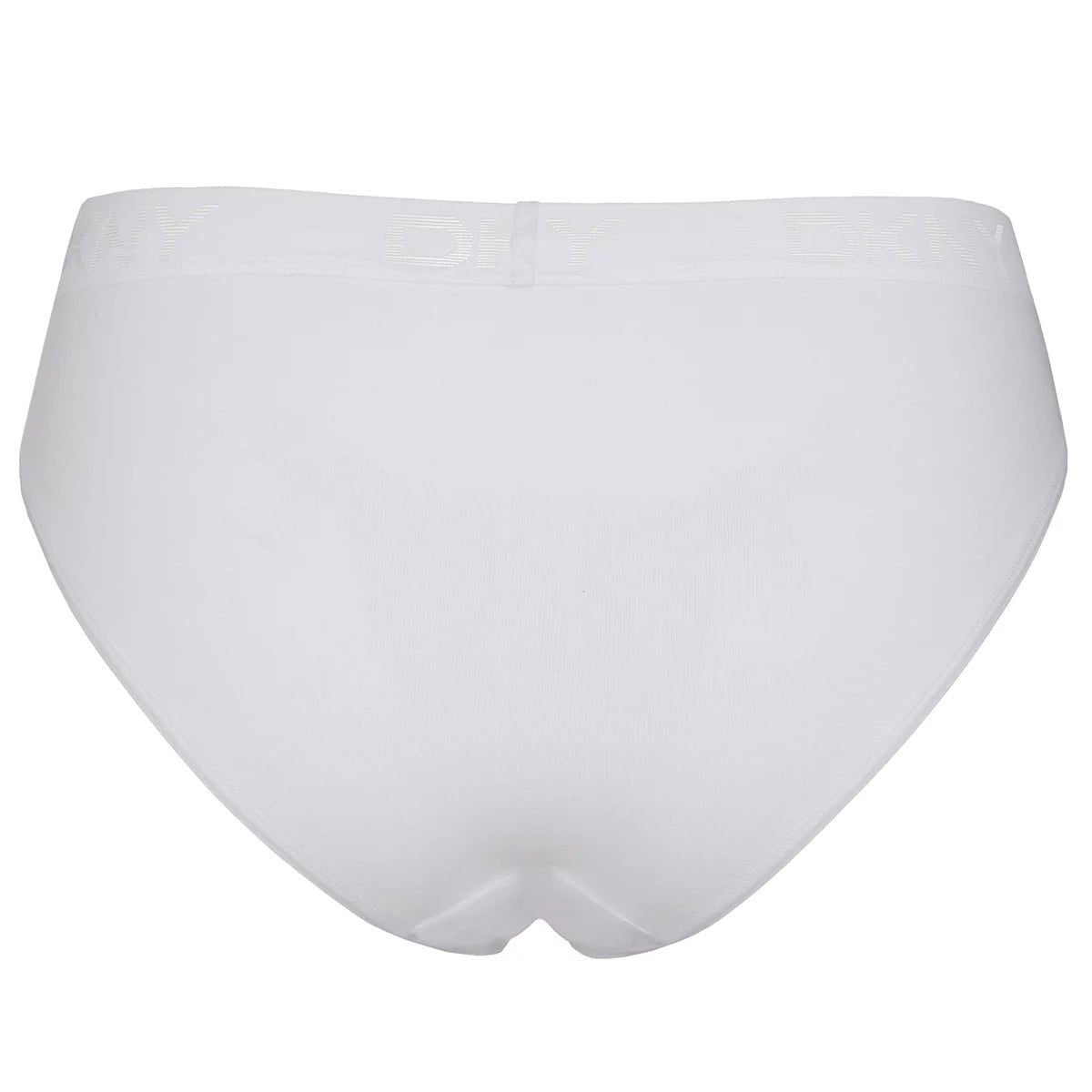 DKNY Women's Bikini Brief 4 Pack White Black XL Soft Stretch Cotton