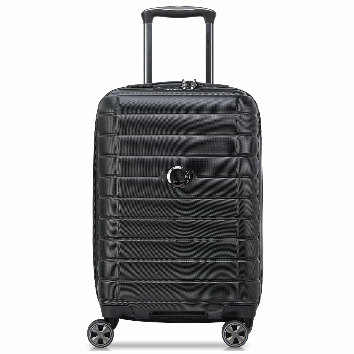 Delsey Shadow 5.0 Carry on 55cm Black With Overweight Indicator & Anti-Theft Zip
