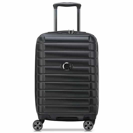 Delsey Shadow 5.0 Carry on 55cm Black With Overweight Indicator & Anti-Theft Zip