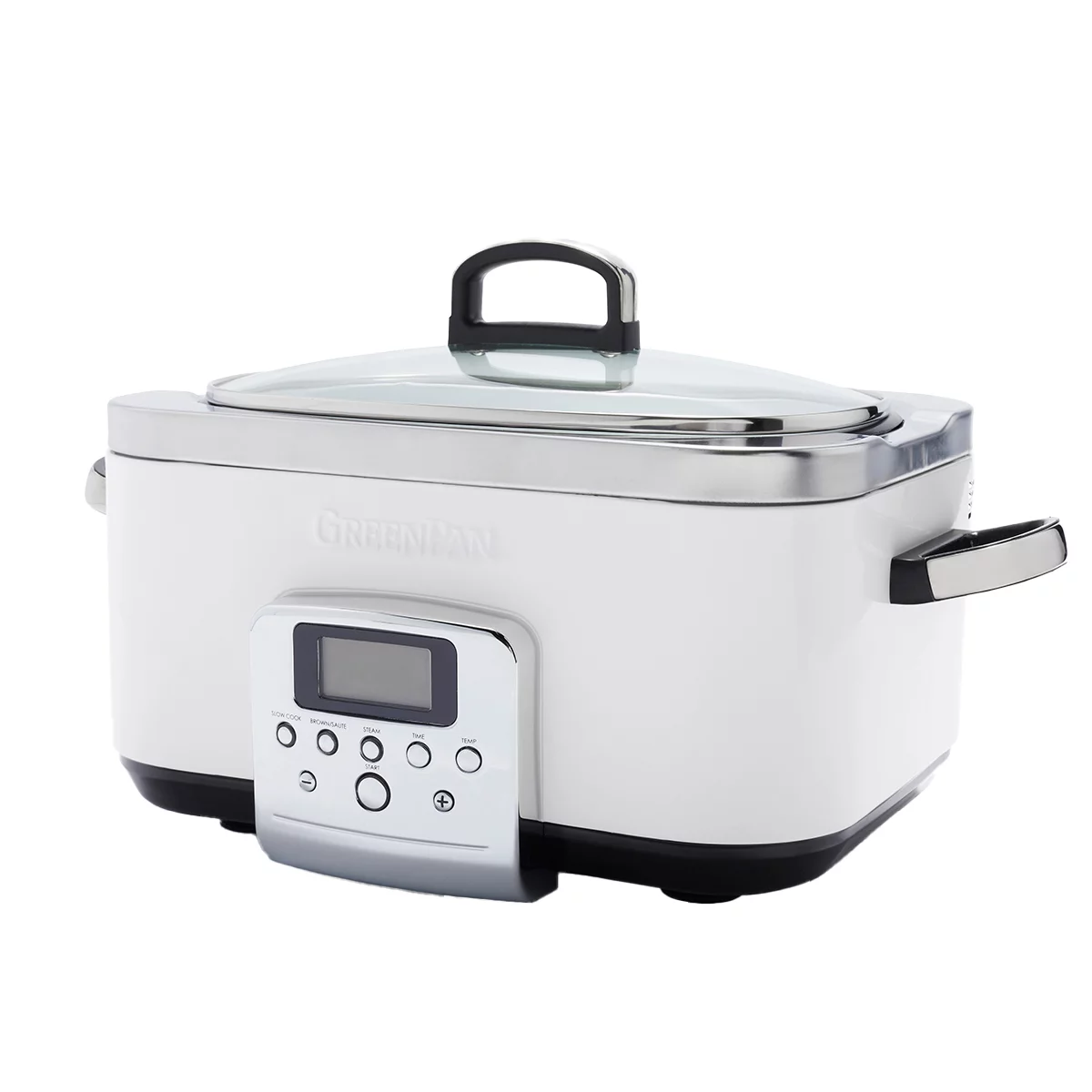 GreenPan Elite Cloud Cream Electric Slow Cooker 230V 2200W Home Kitchen Cookware Free shipping