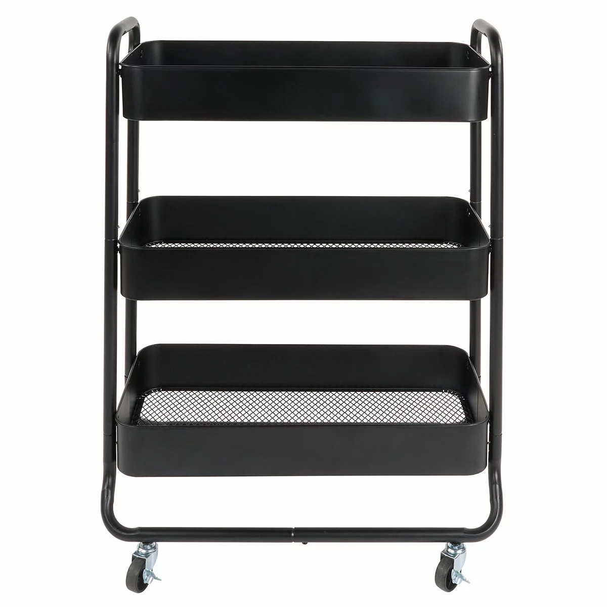 Neatfreak Storage Cart 3 Tier Extra Wide Rolling Organizer with Handles & Caster