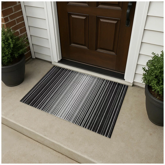 Korhani Studio Loopscraper Door Mat 60 x 90cm Heavy Duty Grey