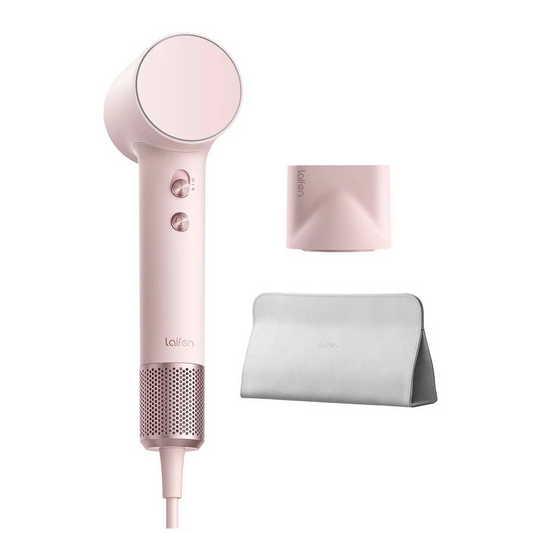 Laifen Mini High Speed Hair Dryer Pink Compact Ionic Travel Hair Dryer