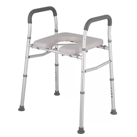 Altus Heavy Duty Bedside Commode Raised Toilet Seat Shower Chair Free Shipping