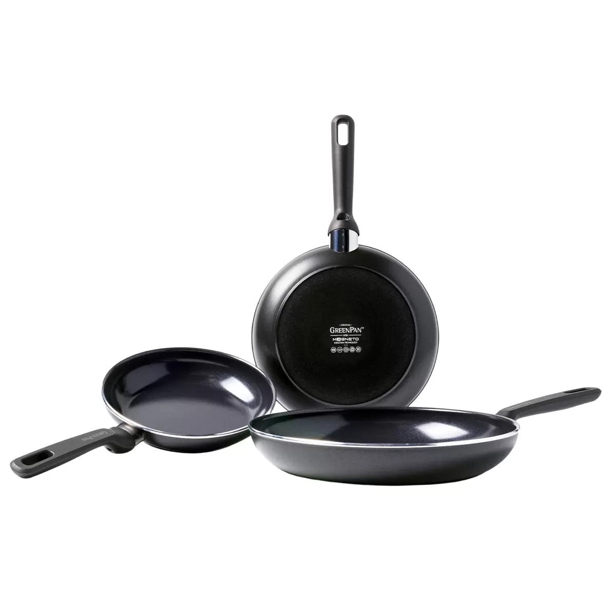 GreenPan Ceramic Non-Stick Frypan 3 Piece Set 20cm, 24cm and 28cm Free Shipping