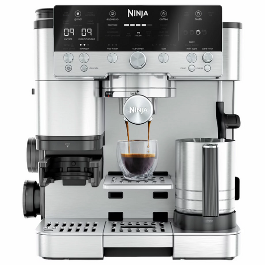 Ninja Luxe Cafe Espresso Machine ES601ANZ 3-in-1 Coffee Maker Grinder Frother