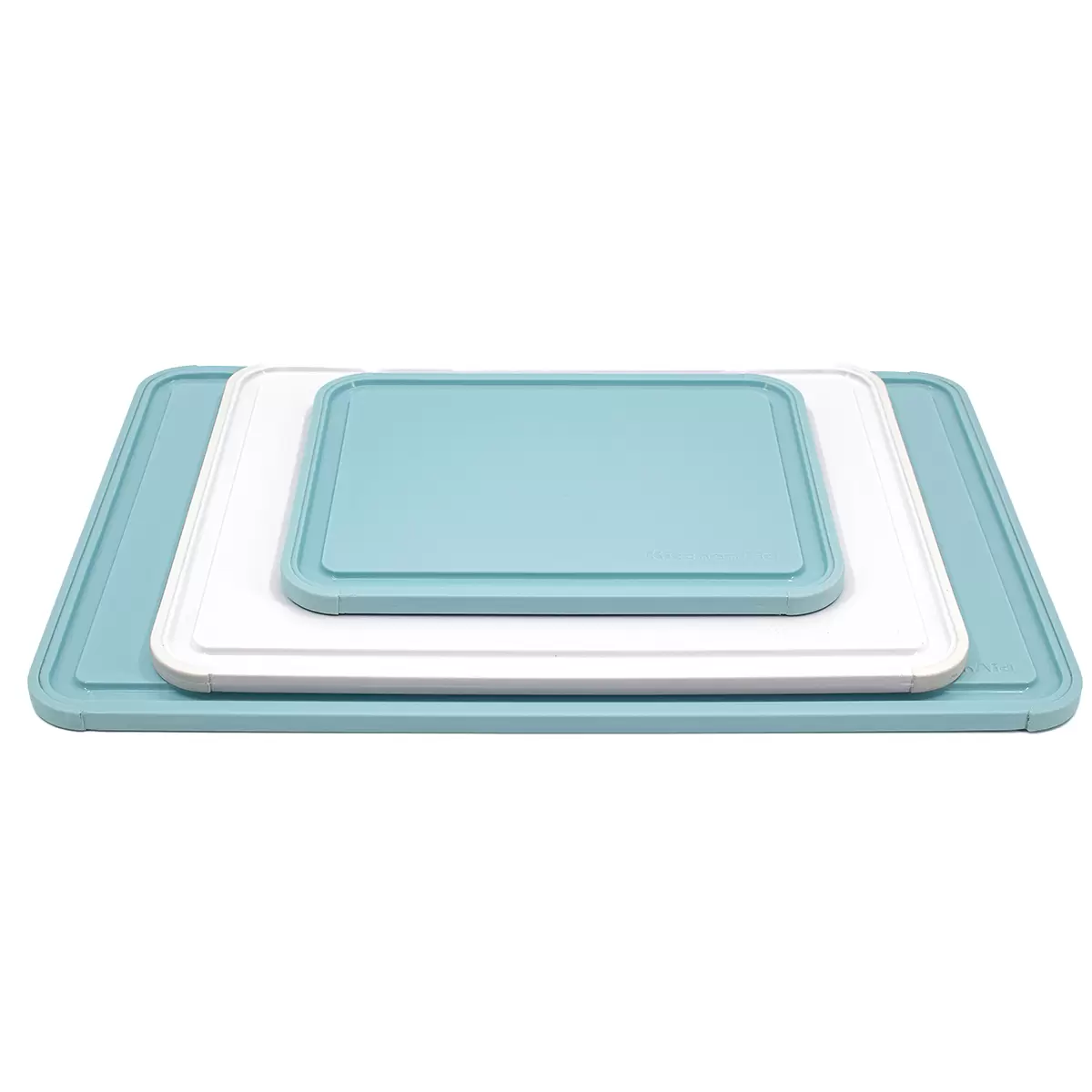 KitchenAid Non-Slip Cutting Boards 3 Piece Set White- Free Shipping