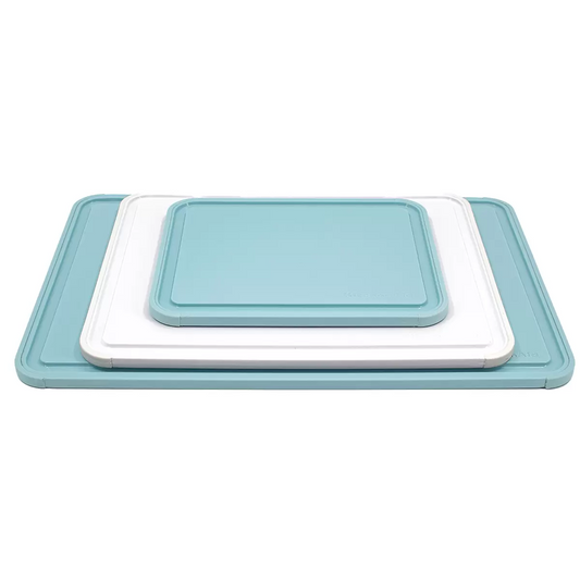 KitchenAid Non-Slip Cutting Boards 3 Piece Set White- Free Shipping