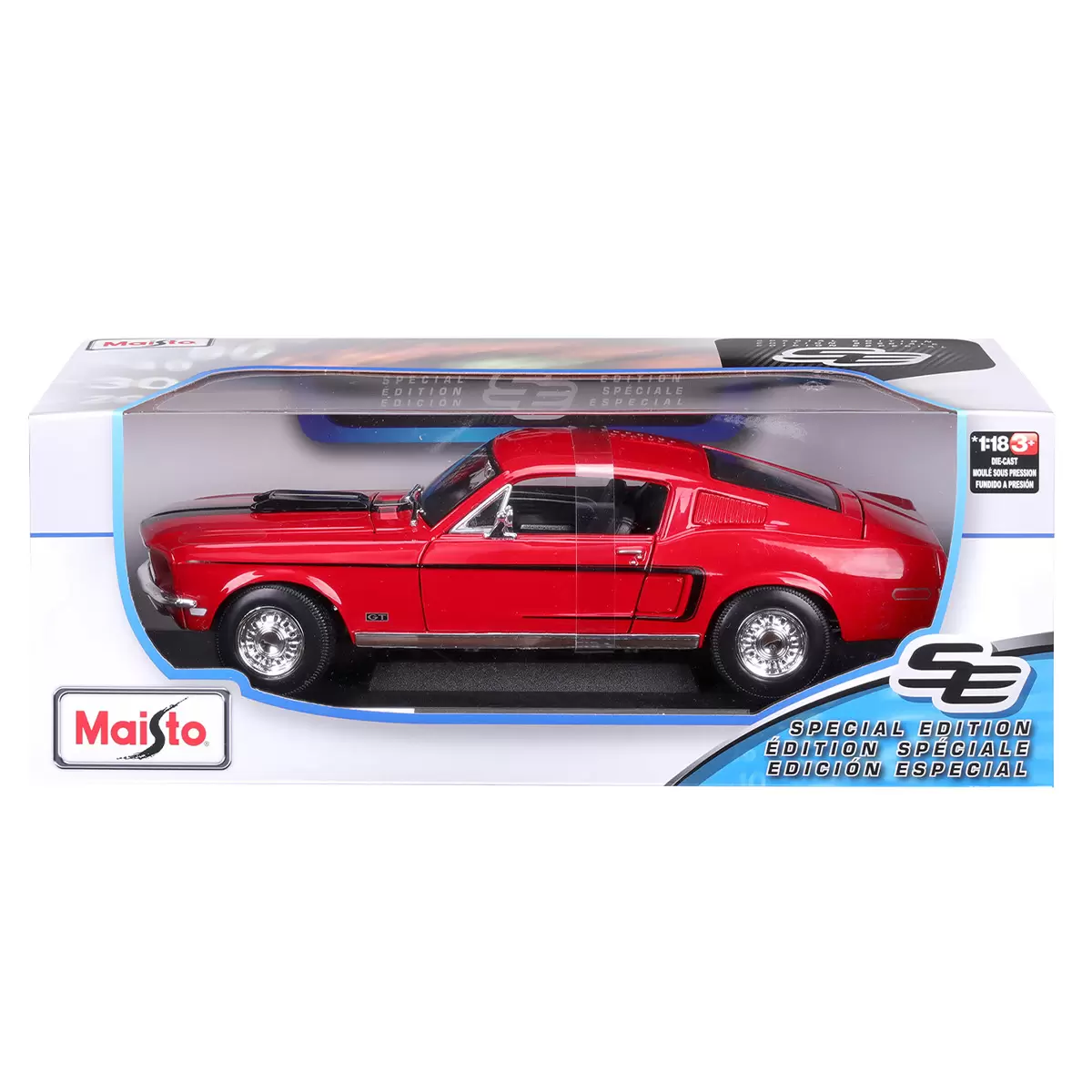 Maisto 1:18 Die Cast Cars Ford Mustang Cobra Jet Free Shipping