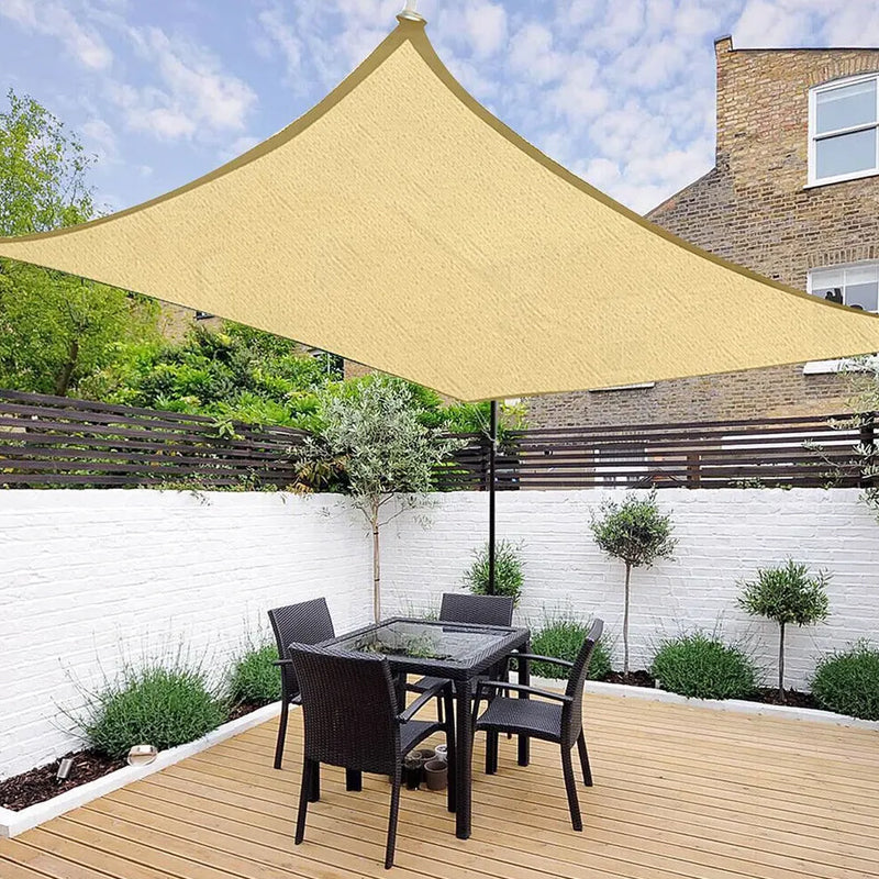 Summer UV Block Sun Shade Sail Cover for Patio Garden Sandbox