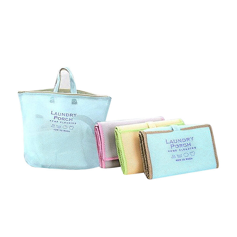 Portable Reusable Bath Hanging Mesh Bag Organizer for Toiletry Storage