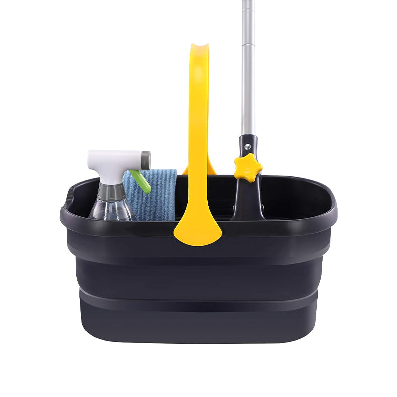 Collapsible Plastic Mop Washing Bucket Fit Sponge Mop Flat Mop Cotton Mop