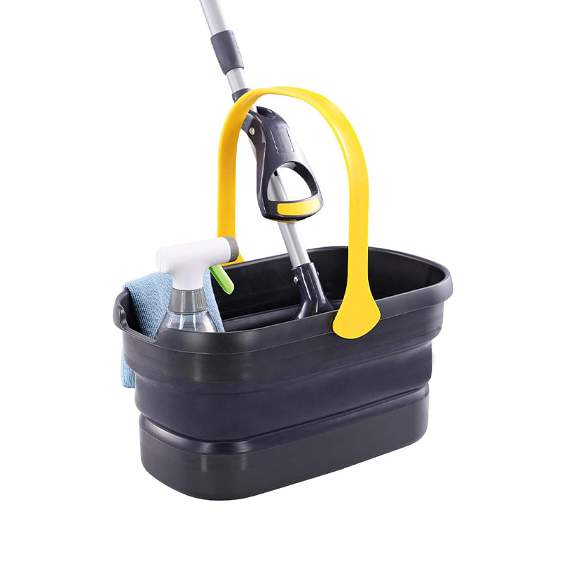 Collapsible Plastic Mop Washing Bucket Fit Sponge Mop Flat Mop Cotton Mop