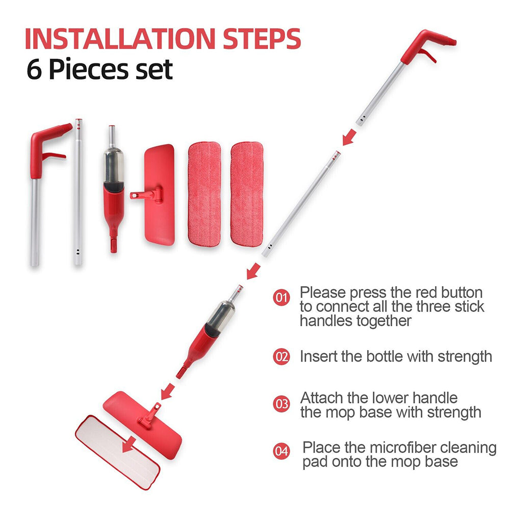 Microfiber Spray Mop for Wood Floor Cleaning