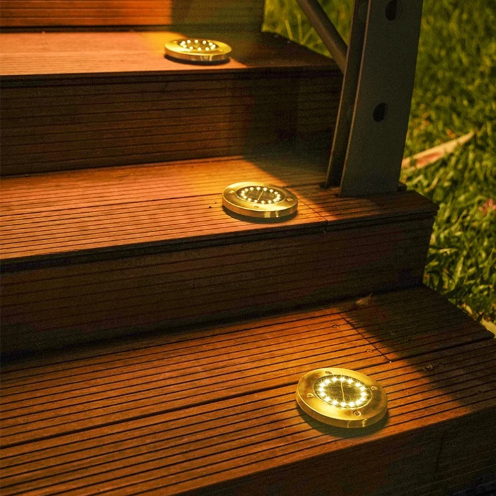 LED Solar Underground Light Waterproof Garden Buried Lamp